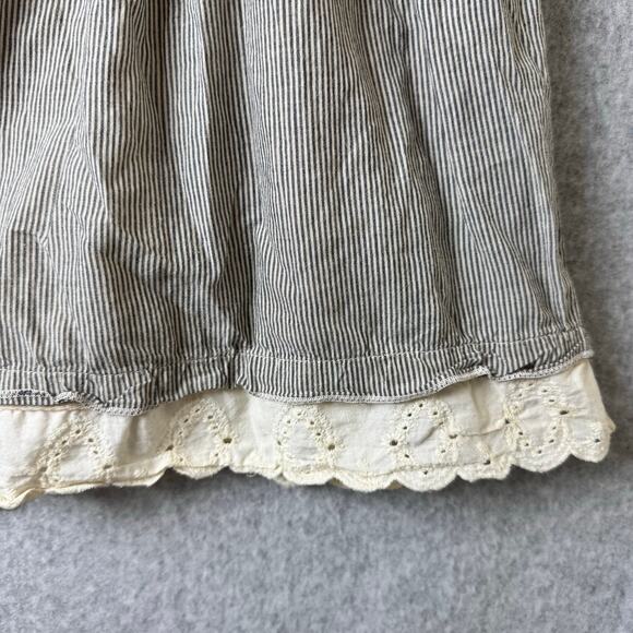 Merona Bohemian Midi Skirt Women’s Size 6 Striped Patchwork Hippie Festival - Picture 2 of 11